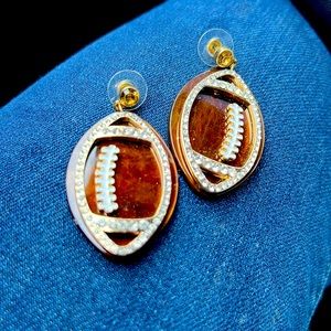 Football earrings